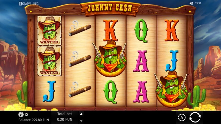 Johnny Cash slot screen 1