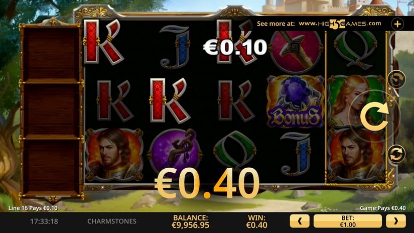 Charmstones slot screen 2