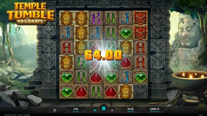 Temple Tumble slot screen 4