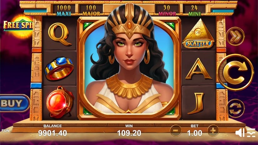 Egypt Sun Deluxe slot screen 4