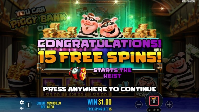 You Can Piggy Bank on It slot screen 3