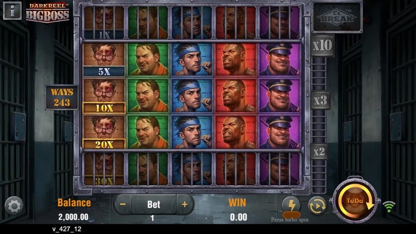 Big Boss slot screen 1