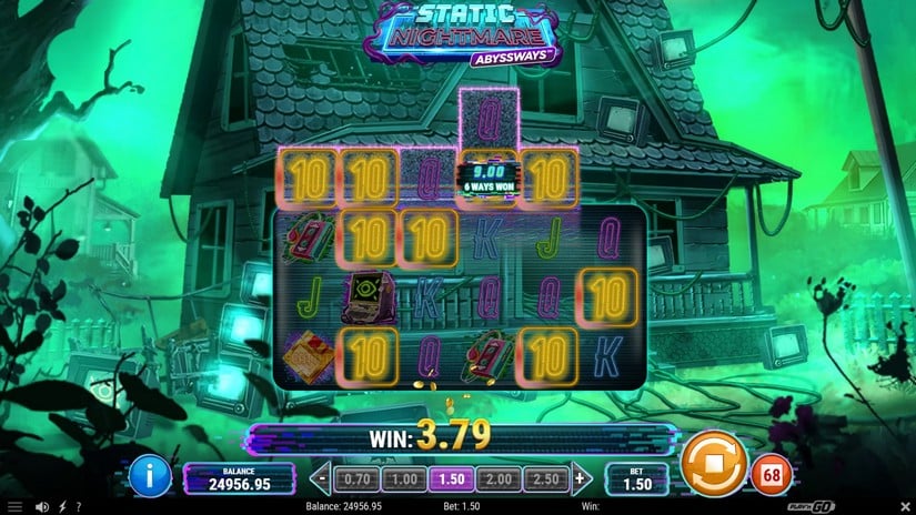Static Nightmare Abyssways slot screen 4