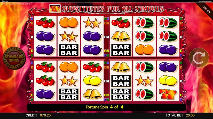 7’s Deluxe Fortune Spins slot screen 3