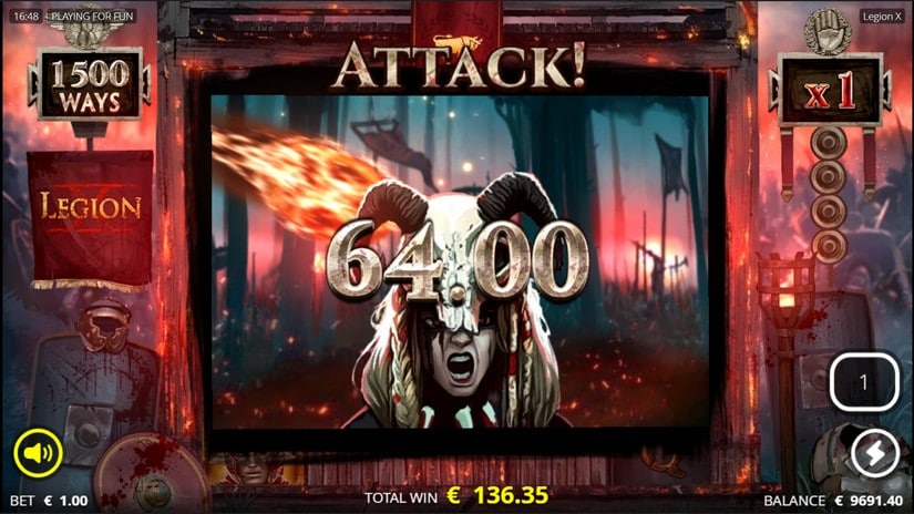 Legion X slot screen 5