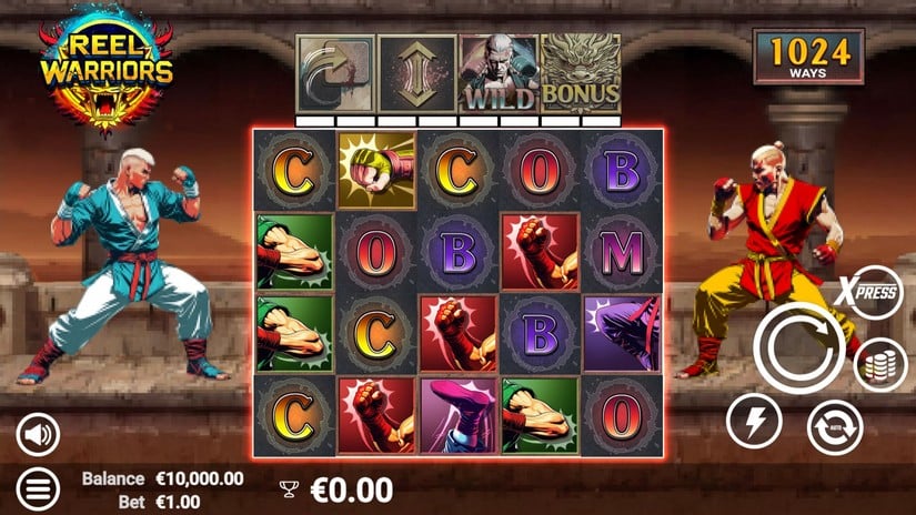 Reel Warriors slot screen 1