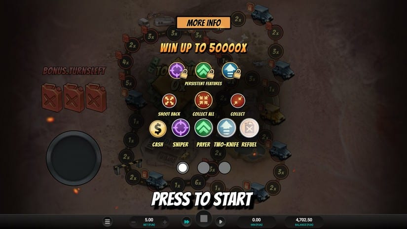 Dead Riders Trail slot screen 4