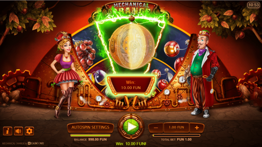 Mechanical Orange slot screen 3