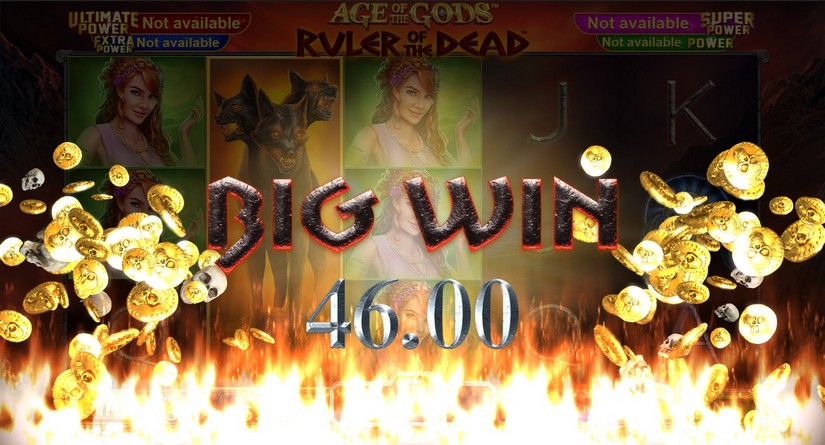 Age of the Gods Ruler of the Dead slot screen 3