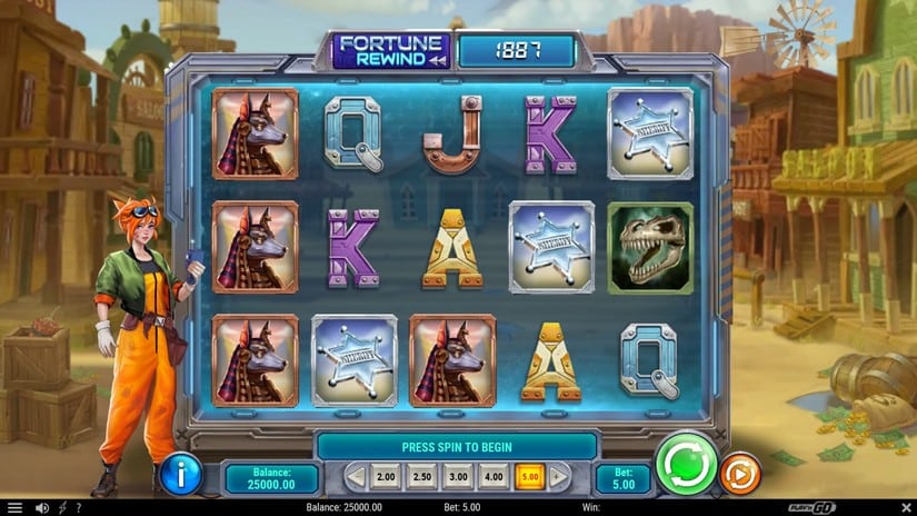 Fortune Rewind slot screen 1
