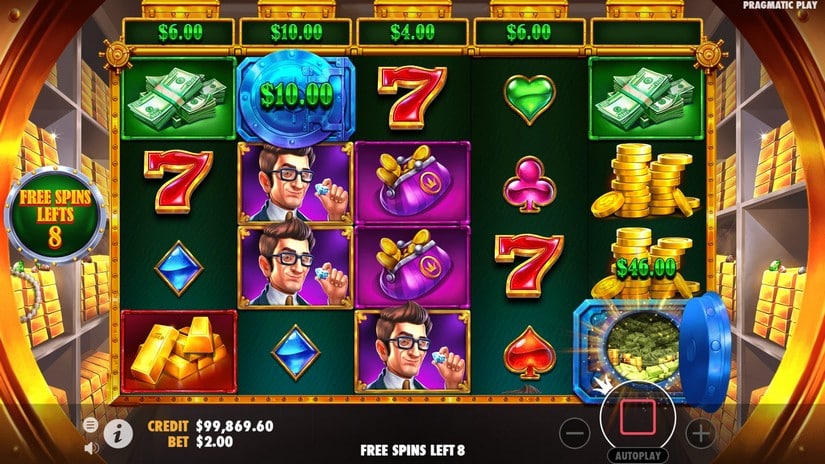 Reel Banks slot screen 4