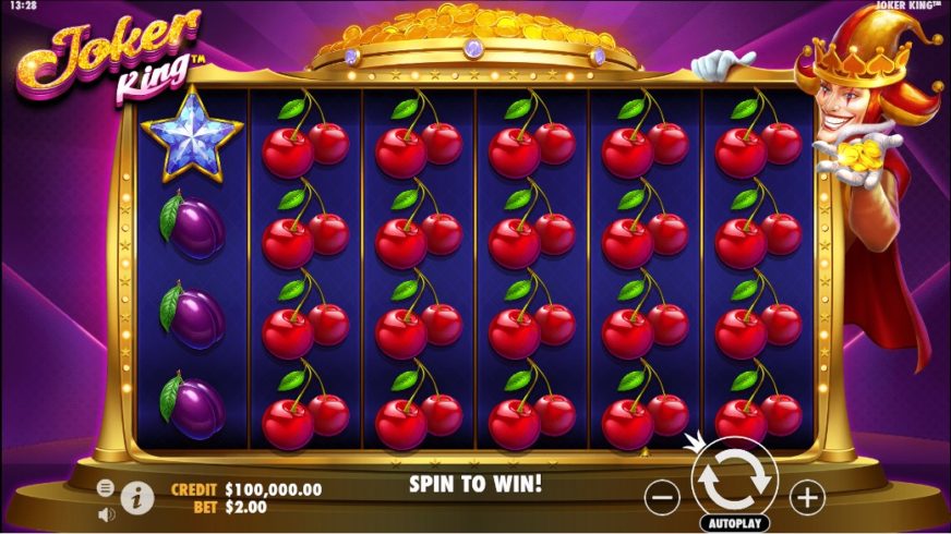 Joker King slot screen 1