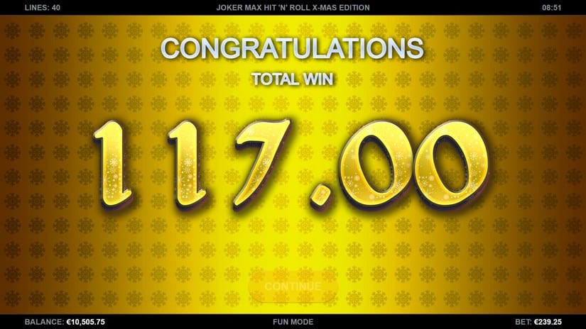 Joker Max: Hit ‘n’ Roll Xmas Edition slot screen 8