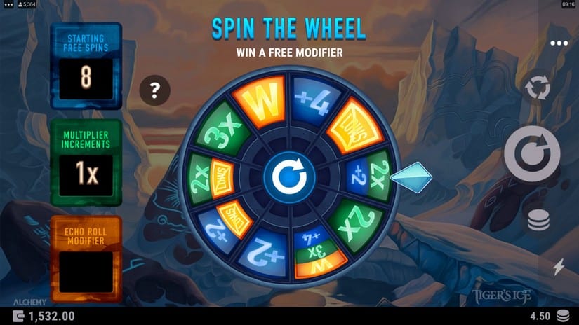 Tiger’s Ice slot screen 3