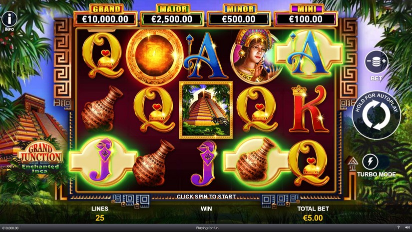 Grand Junction Enchanted Inca slot screen 1