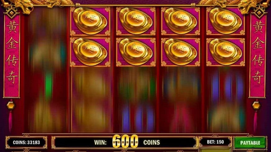 Golden Legend slot screen 2