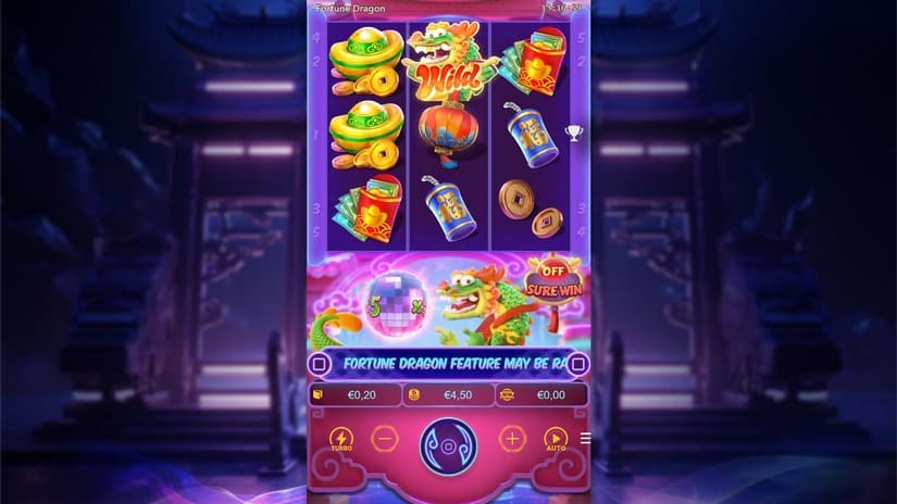 Fortune Dragon slot screen 1