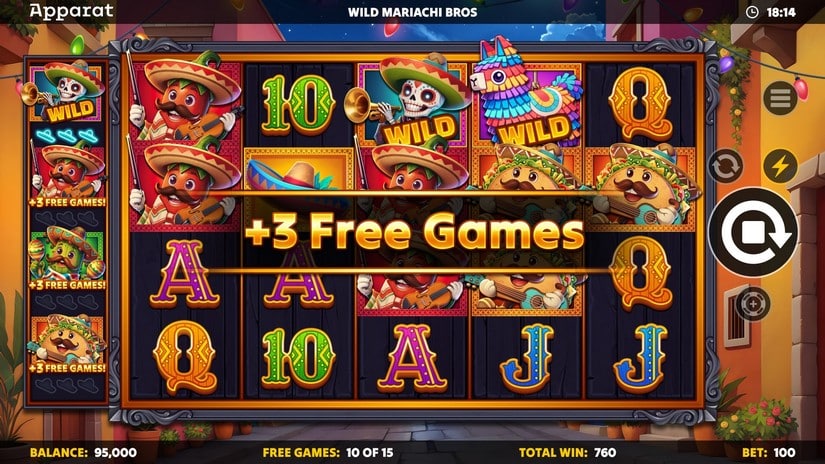 Wild Mariachi Bros slot screen 6
