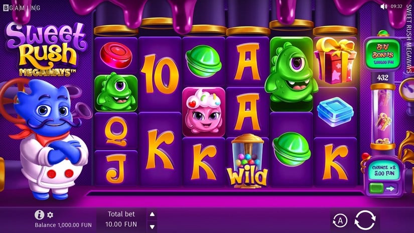 Sweet Rush MEGAWAYS slot screen 1