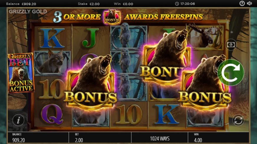 Grizzly Gold slot screen 4