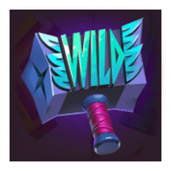 Wild Symbol of Hammer of Gods Slot