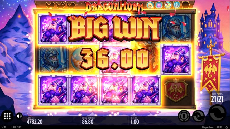 Dragon Horn slot screen 6
