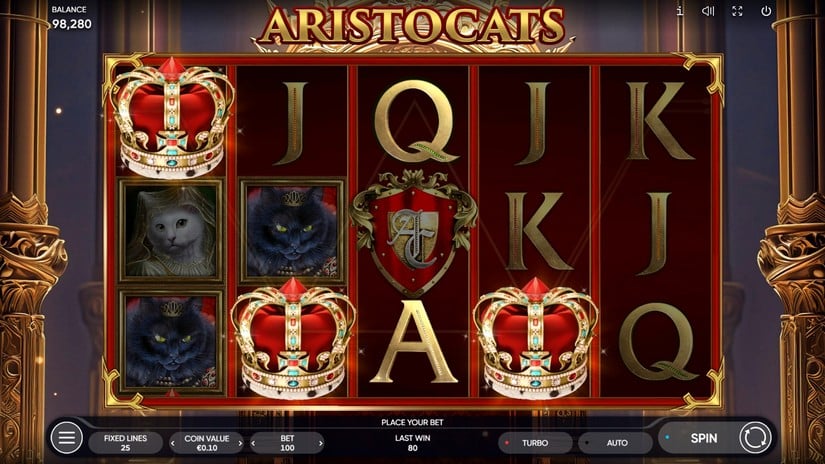Aristocats slot screen 2