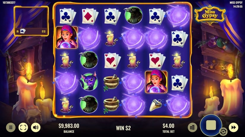 Miss Gypsy slot screen 4
