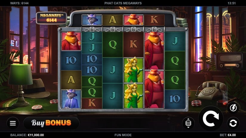 Phat Cats Megaways slot screen 1