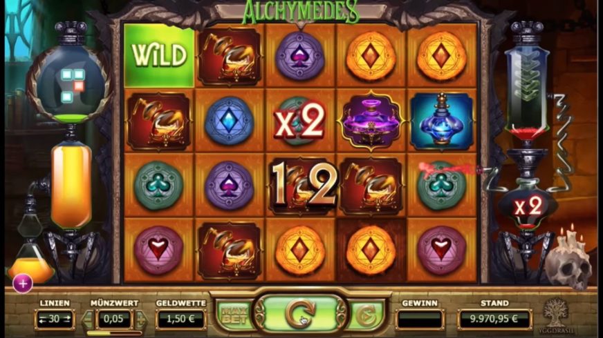 Alchymedes slot screen 2