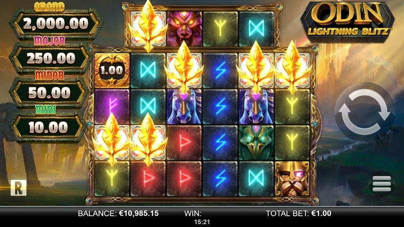 Odin Lightning Blitz slot screen 2