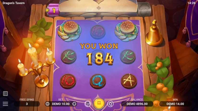 Dragon’s Tavern slot screen 6