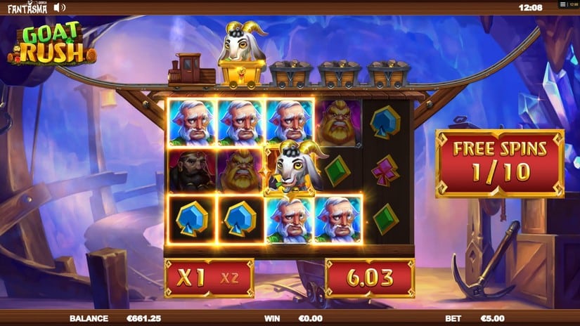 Goat Rush slot screen 4