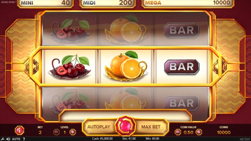 Grand Spinn Superpot slot screen 1
