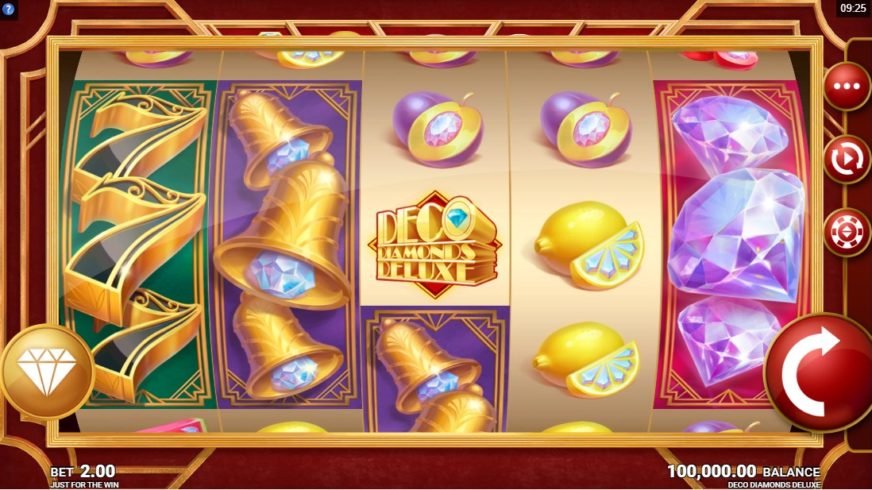 Deco Diamonds Deluxe slot screen 1