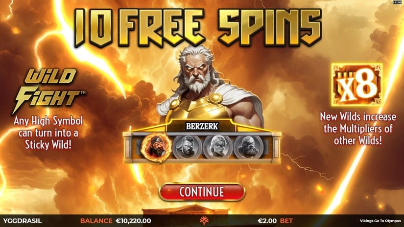 Vikings Go To Olympus slot screen 2