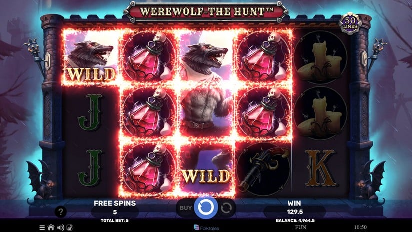 Werewolf – The Hunt slot screen 4