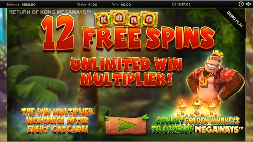 Return of Kong Megaways slot screen 4