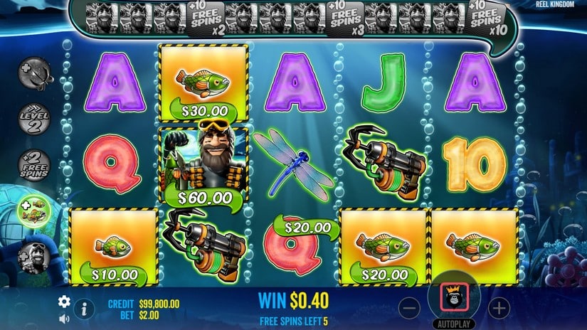 Big Bass Fishing Mission slot screen 5