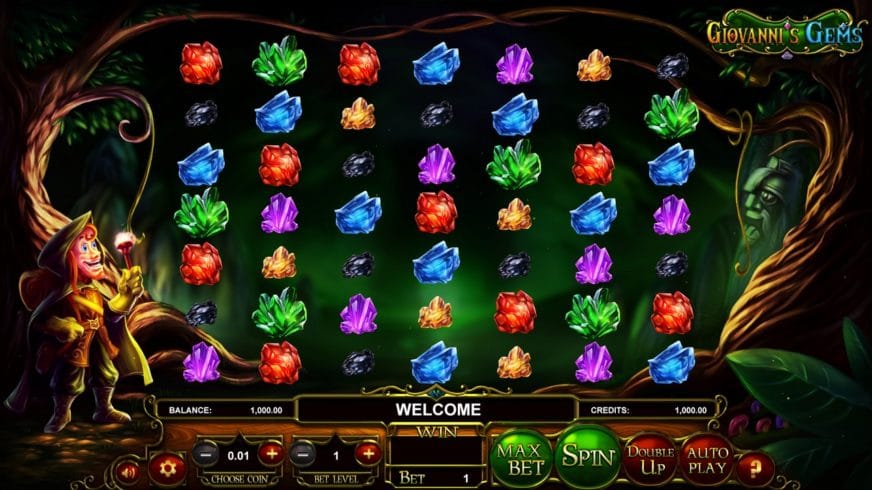 Giovanni’s Gems slot screen 2