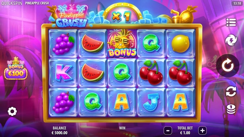 Pineapple Crush slot screen 1