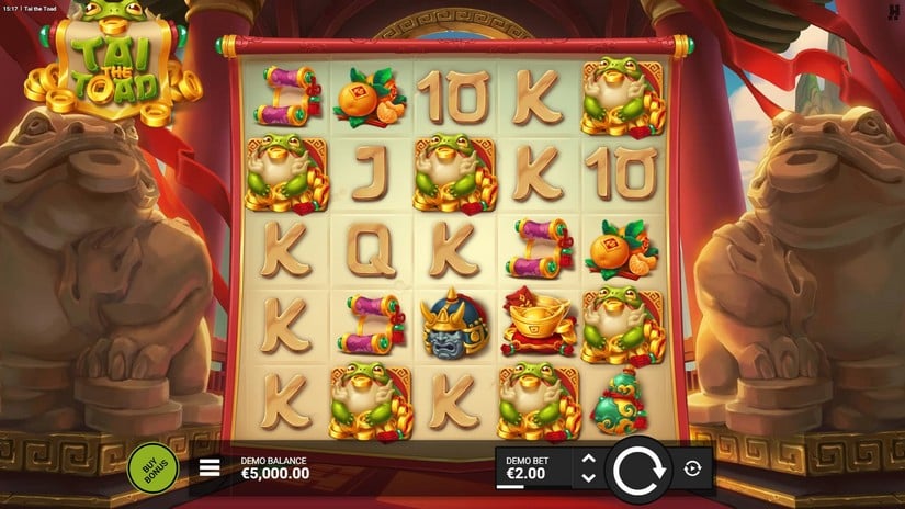 Tai the Toad slot screen 1