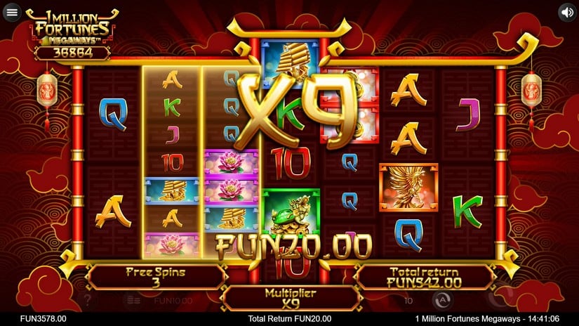 1 Million Fortunes Megaways slot screen 5