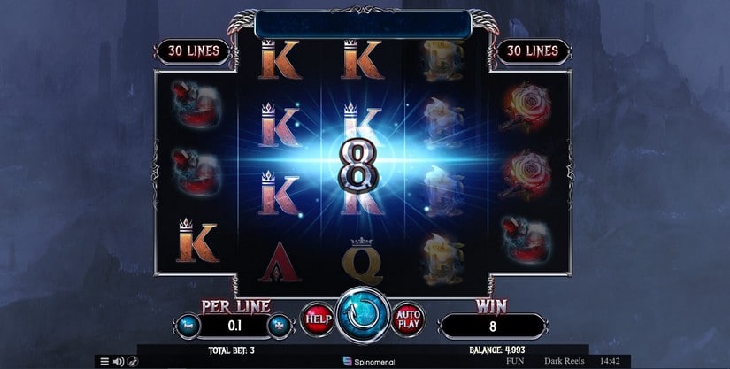 Dark Reels slot screen 2