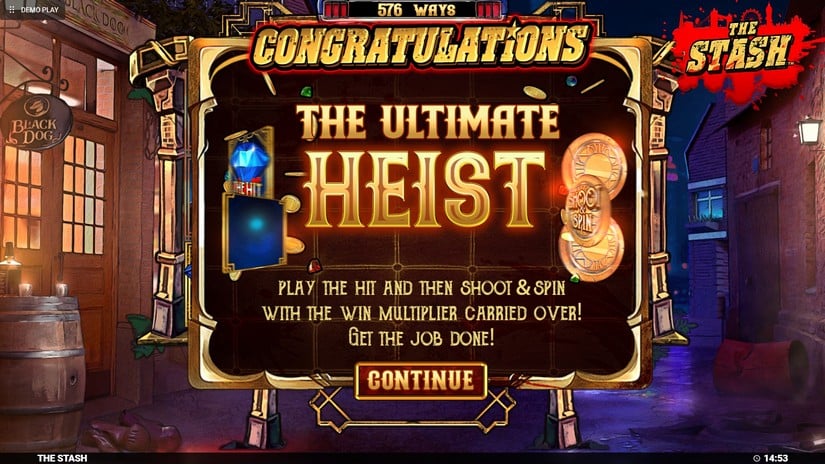 The Stash slot screen 3