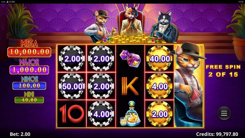 Amazing Link Catalleros slot screen 4