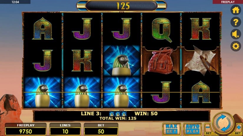 Relic Riches slot screen 3