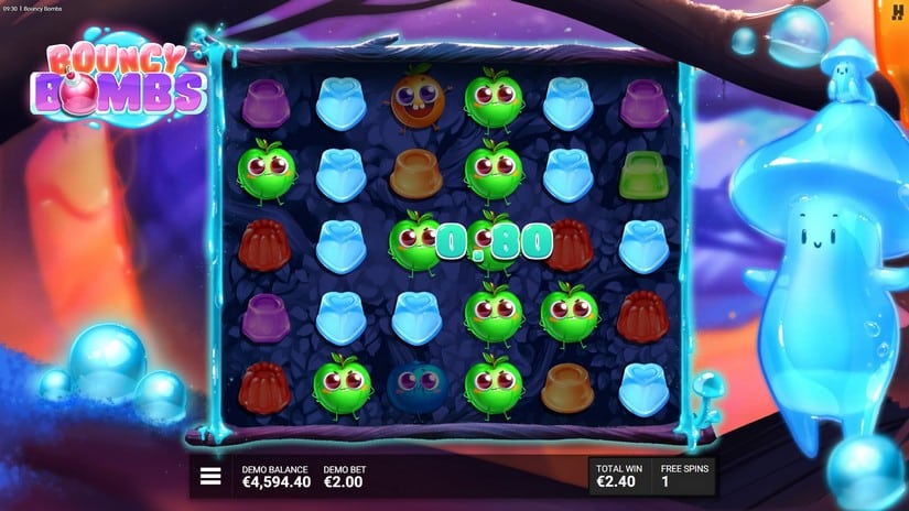 Bouncy Bombs slot screen 5