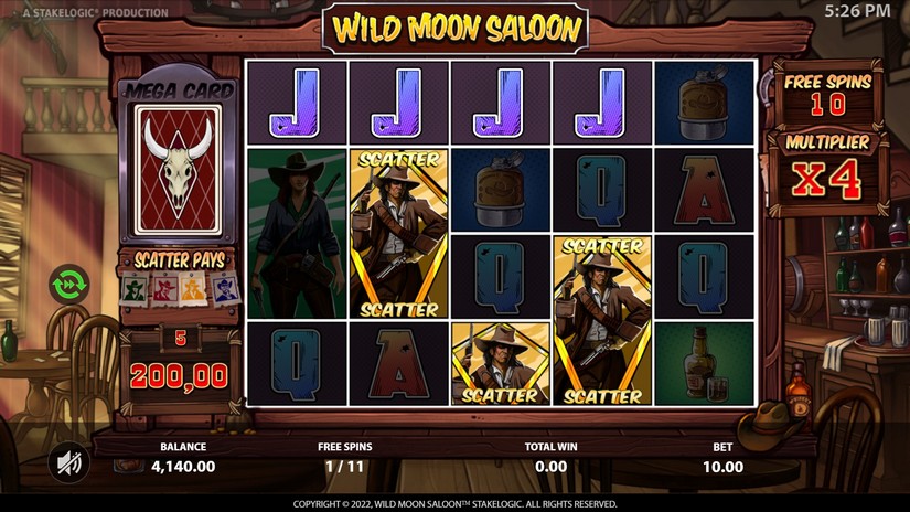 Wild Moon Saloon slot screen 5