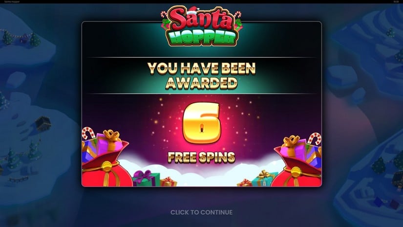Santa Hopper slot screen 5